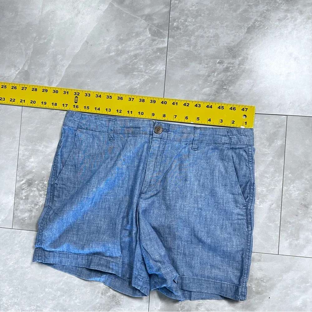 Gap Shorts Size 8 Women's Cotton Blue City Short Vacation Summer Comfy N…